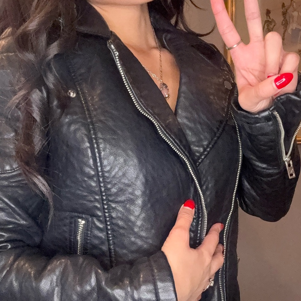 American Eagle Outfitters Leather Jacket